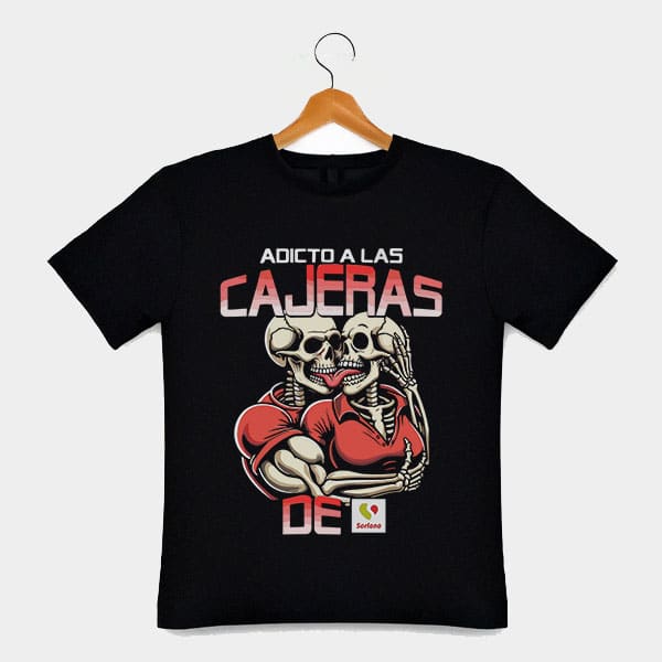 Playera Adicto a las Cajeras del Soriana