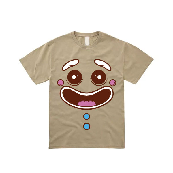 Playera Cara de Galleta de Jengibre