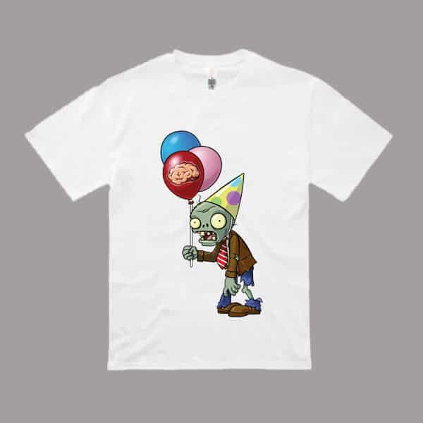 Playera Plantas vs Zombies de Cumpleaños